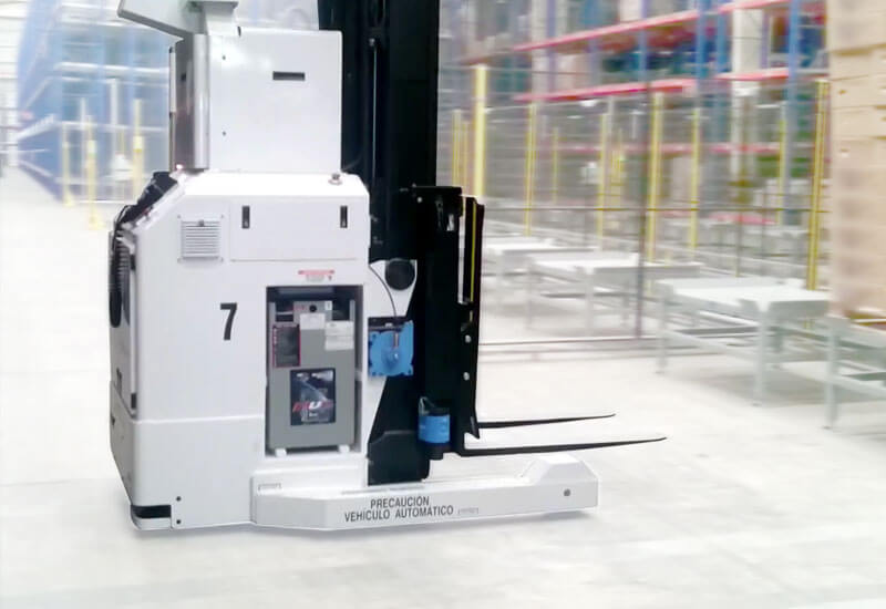 WES Y WCS módulo Automated Guided Vehicles Macht